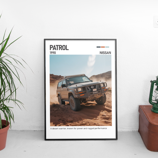 Nissan Patrol 1990 постер за стена | CarPosters™