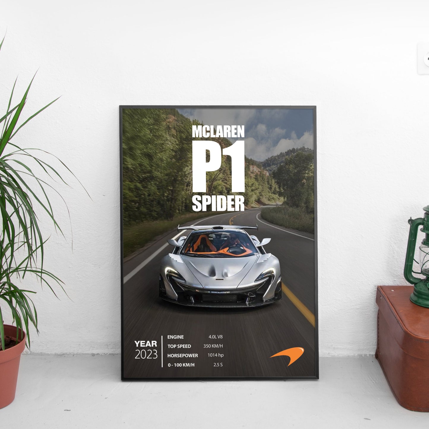 McLaren P1 SPIDER Постер (2023)