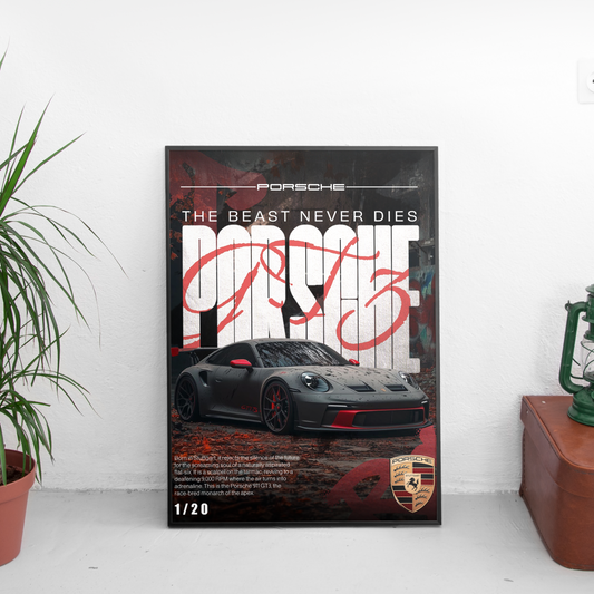 Porsche GT3 RS Постер (Limited 1-20)