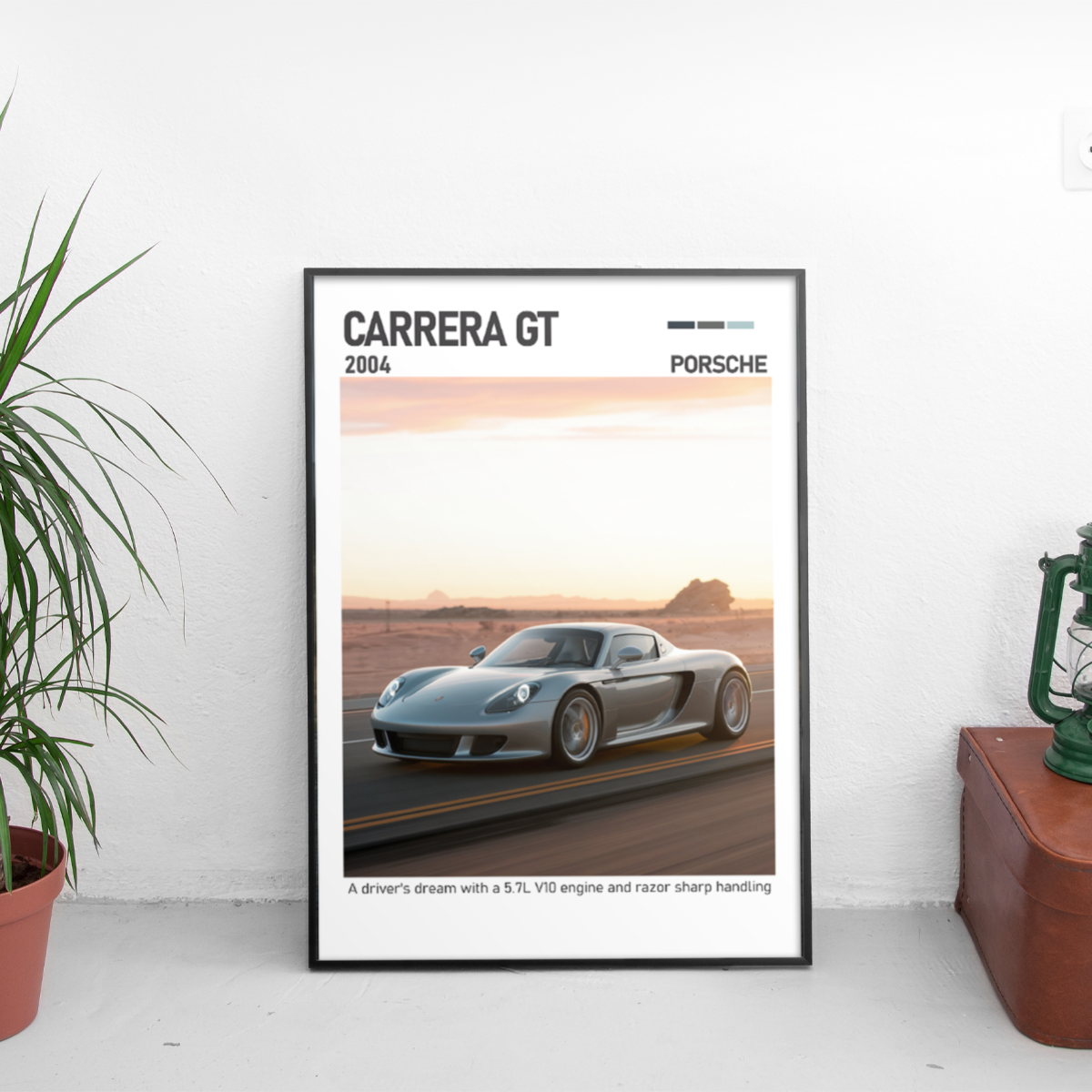 Porsche Carrera GT 2004 постер за стена | CarPosters™