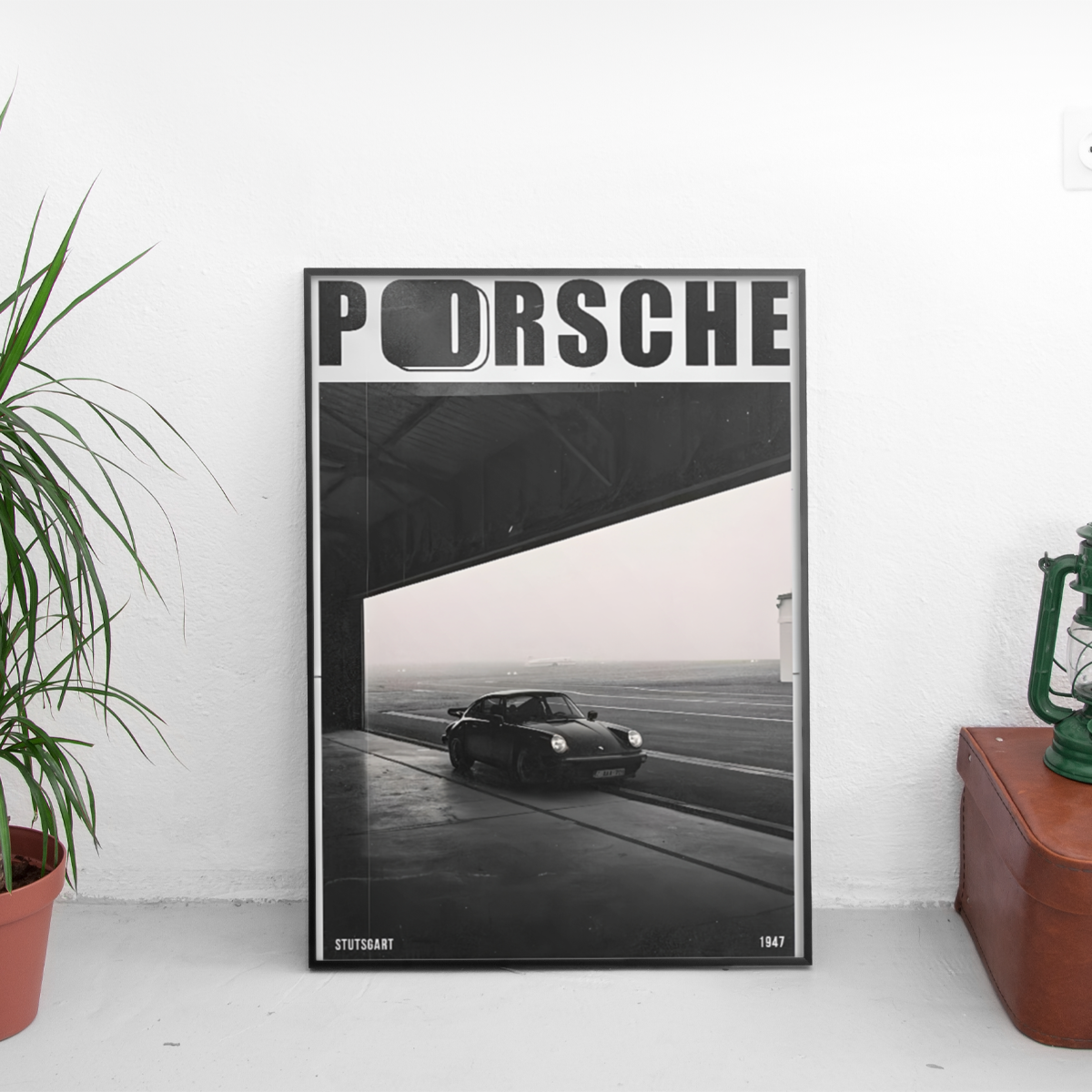 Porsche Stutsgart 1947 ретро постер за стена | CarPosters™