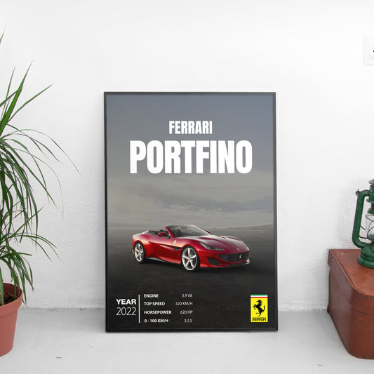 Ferrari Portofino Постер (2022)