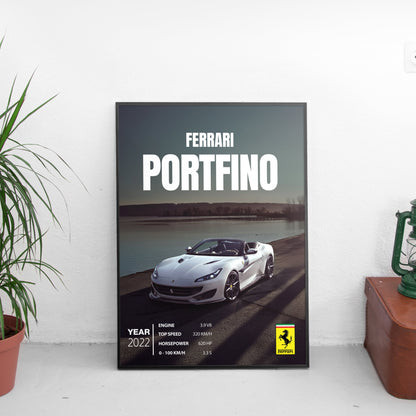 Ferrari Portofino Постер (2022)