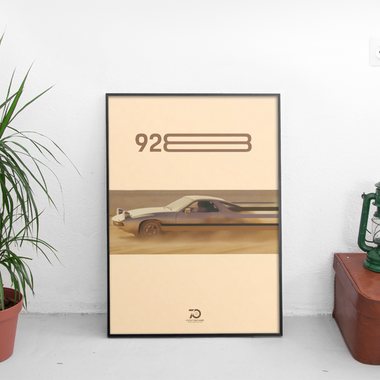 Porsche 928 ретро постер за стена | CarPosters™