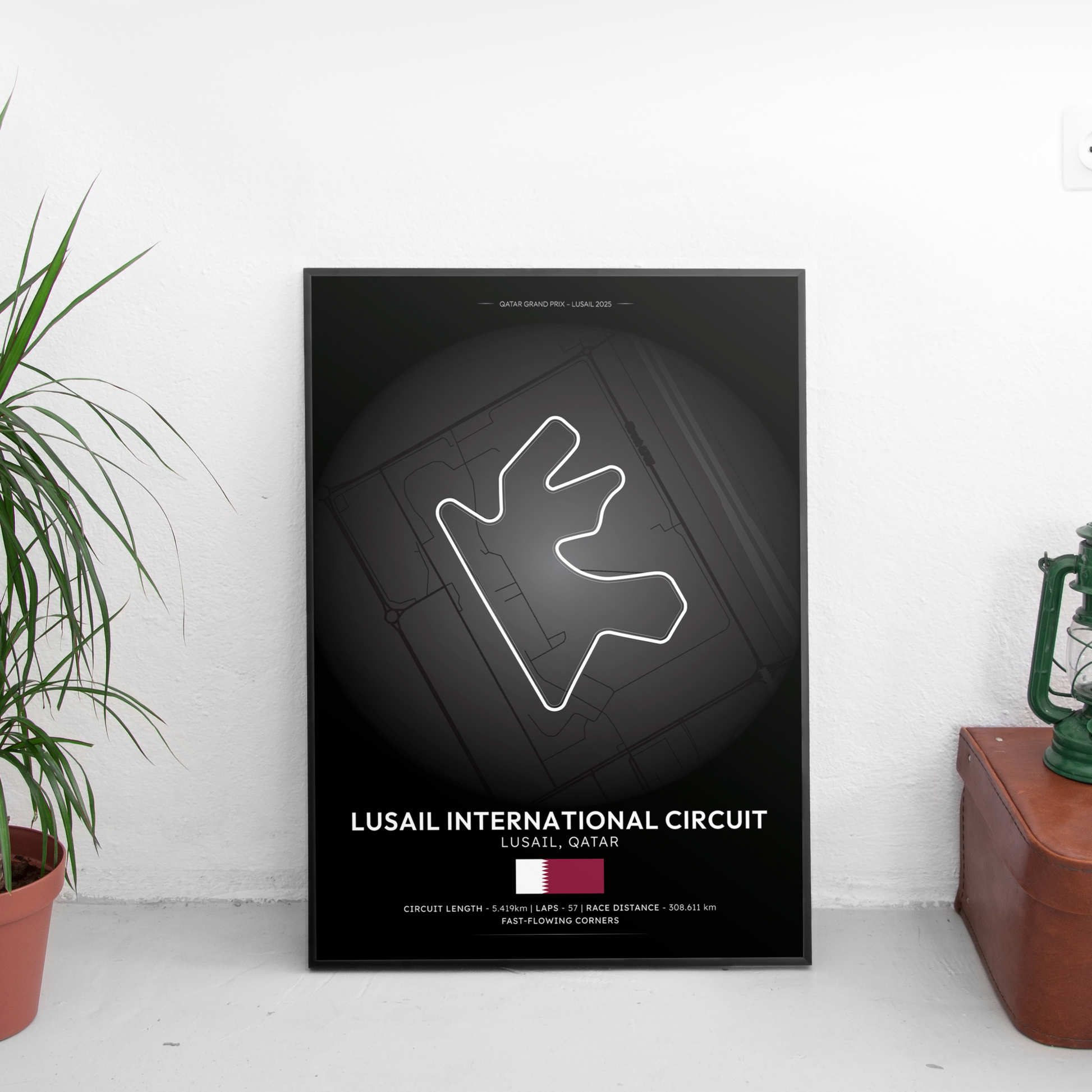 QATAR Formula 1 писта постер | CarPosters™
