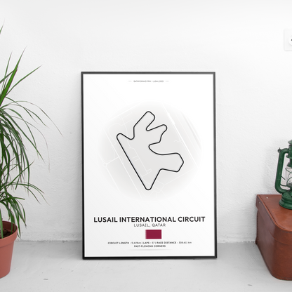 QATAR Formula 1 писта постер | CarPosters™