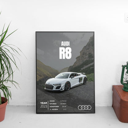 Audi R8 Постер (2023)