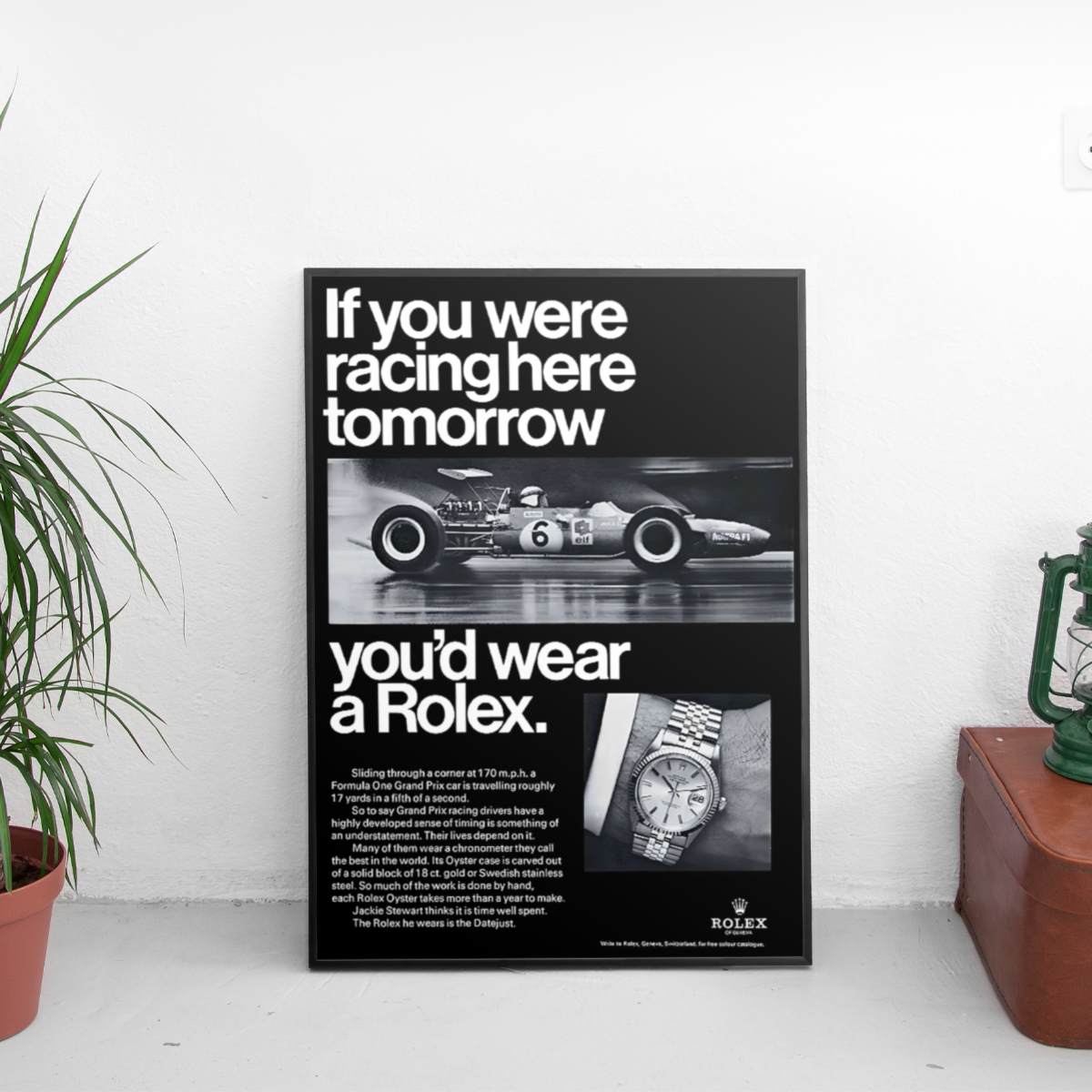 Rolex Racing ретро постер за стена | CarPosters™