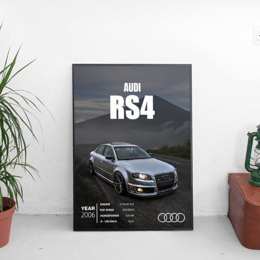 Audi RS4 Постер (2006)
