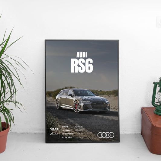 Audi RS6 Постер (2022)