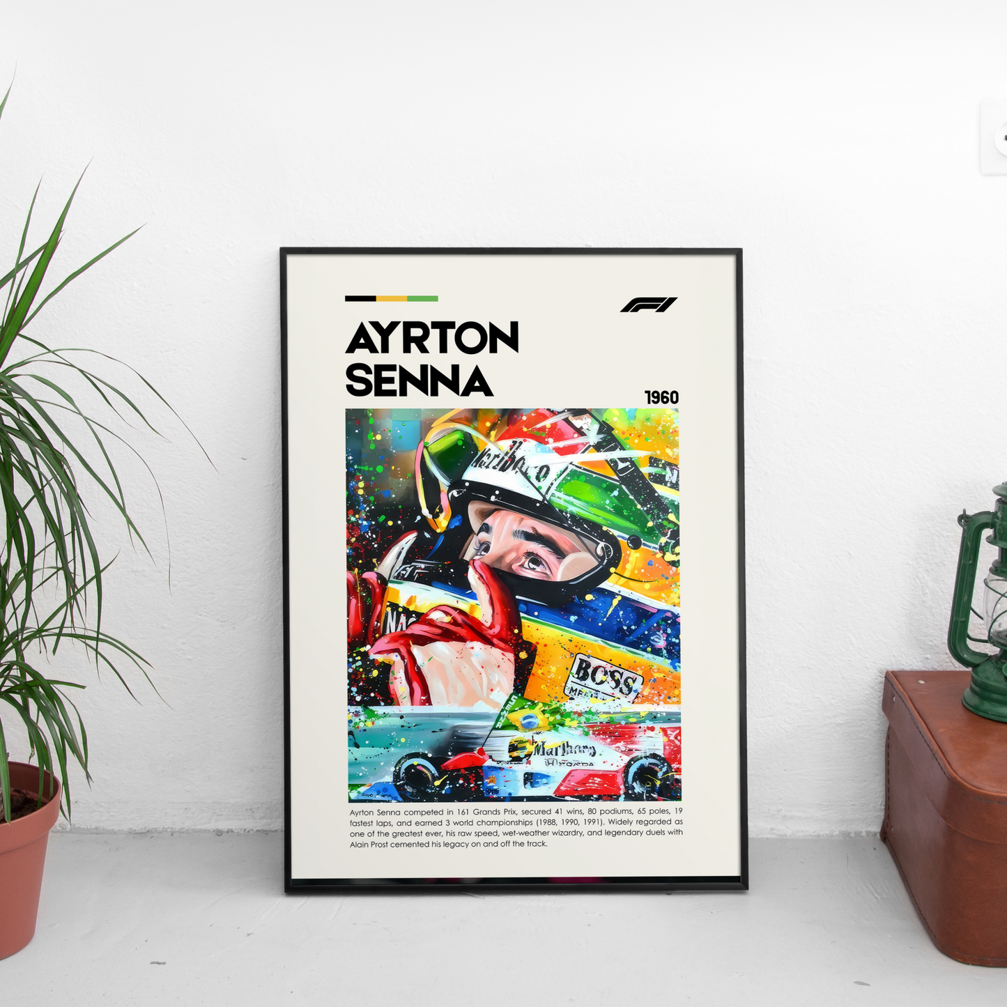 Ayrton Senna Постер