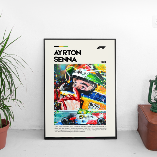 Ayrton Senna Постер