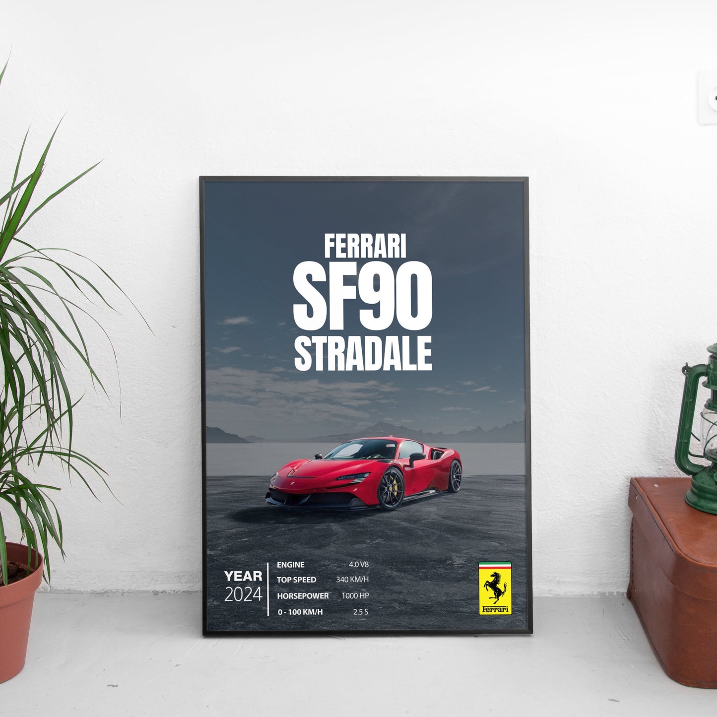 Ferrari SF90 Stradale Постер (2024)