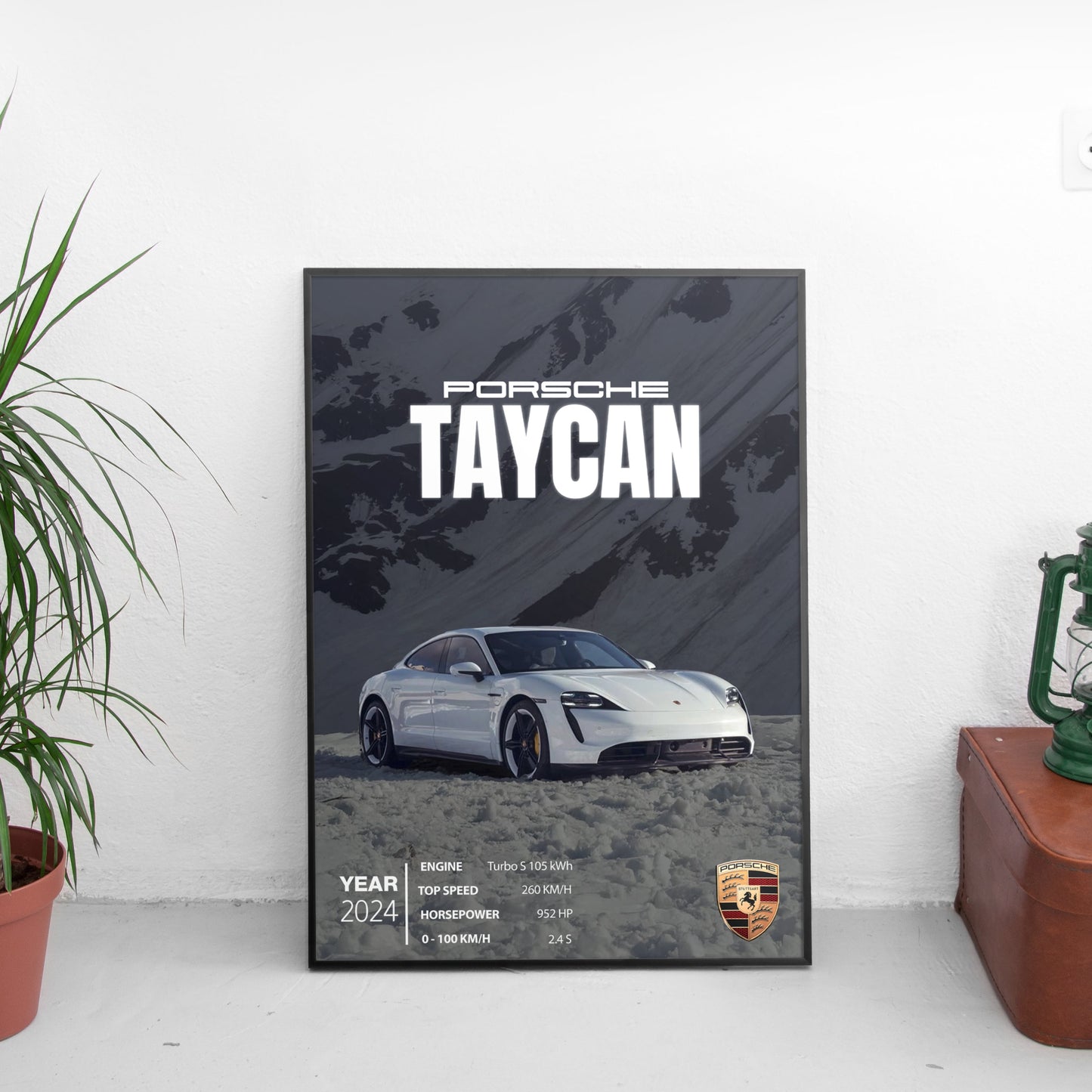 Porsche Taycan Постер (2024)