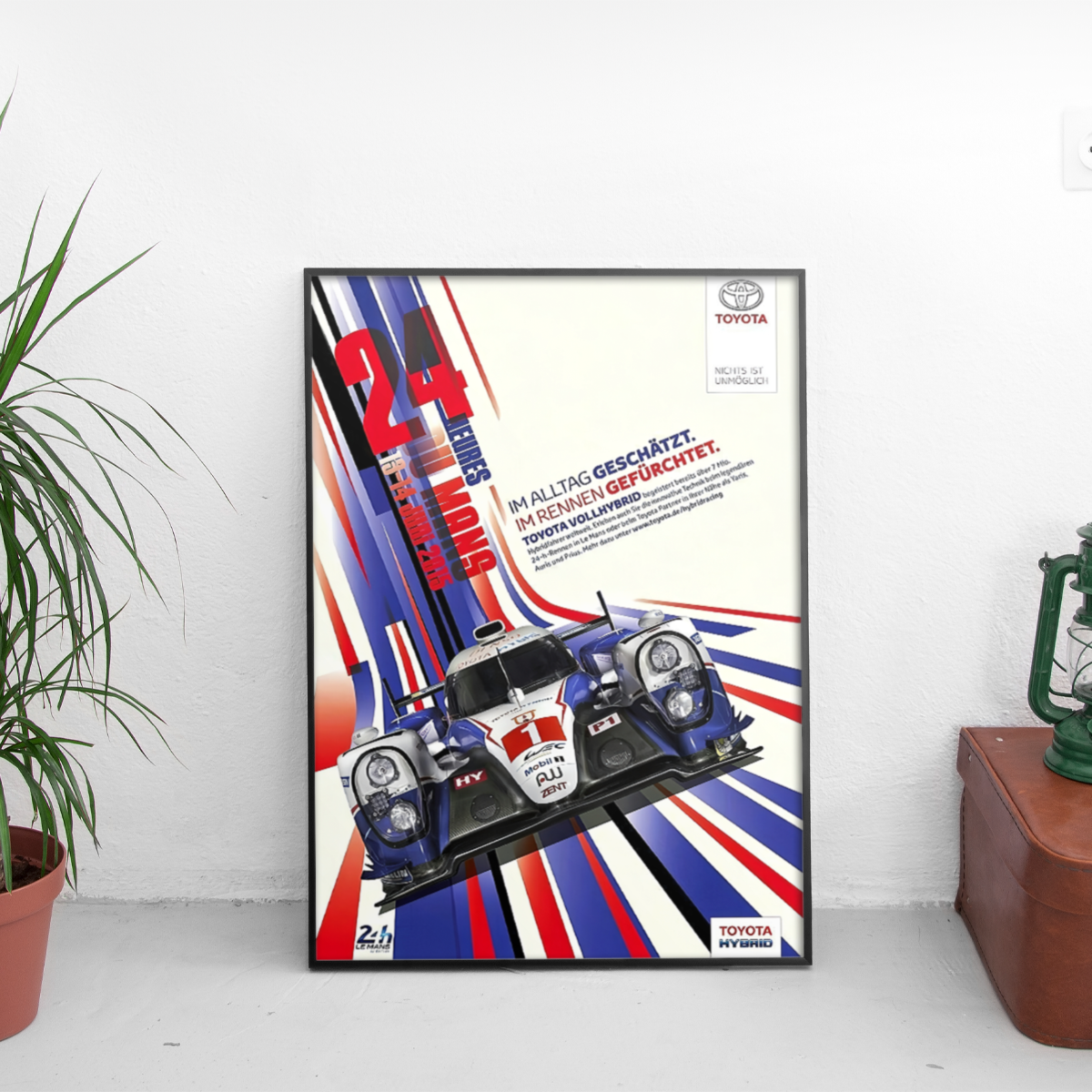 Toyota Le Mans ретро постер за стена | CarPosters™