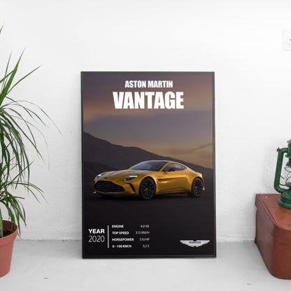 Aston Martin Vantage Постер (2020)