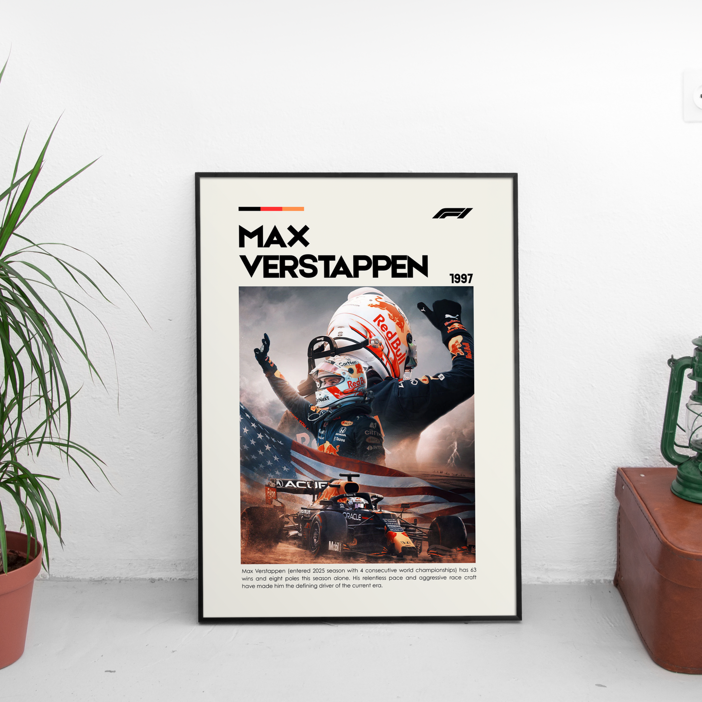 Max Verstappen Постер