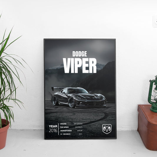 Dodge Viper Постер (2016)