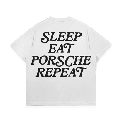 Sleep Eat Porsche Repeat Тениска